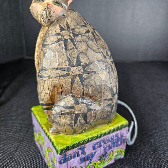 2004 Jim Shore Heartwood Creek Don't Cross My Path #117679 - Picture 6 of 11